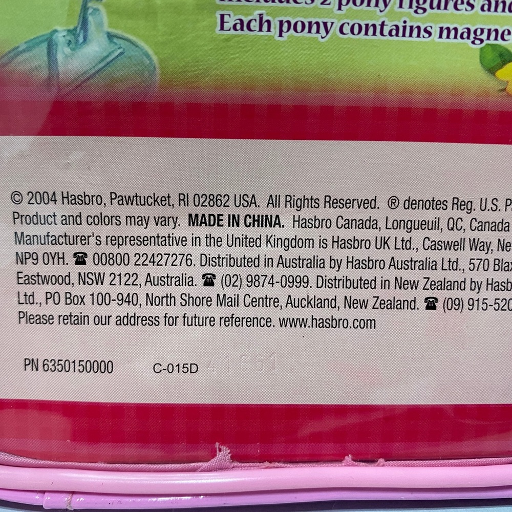 MY LITTLE PONY G3 NWT VTG 2004 SUNSHOWER & LUAU PONIES w/PRETTY VINYL CARRY CASE - Picture 14 of 14